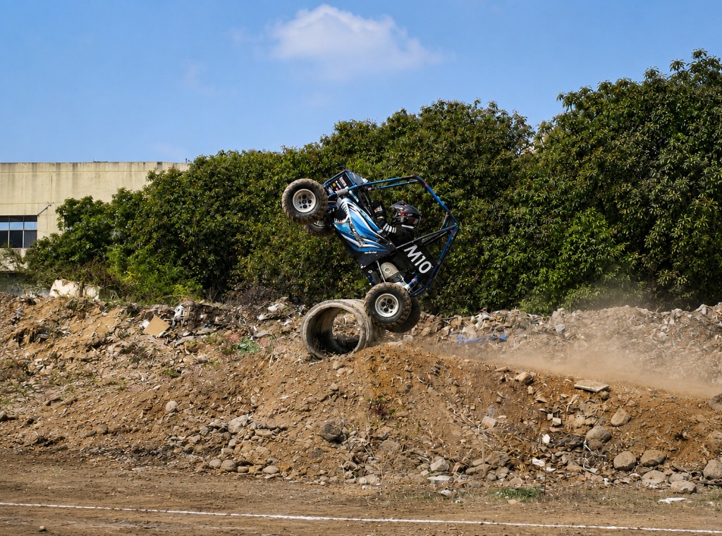 IVOR jumping at BAJA SAE India
